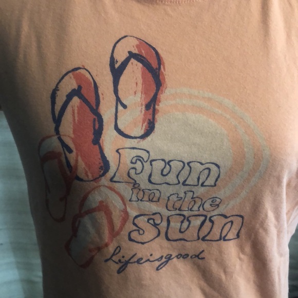 Life is good size medium flip flops - Picture 2 of 4